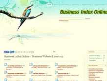 Tablet Screenshot of businessindexonline.com